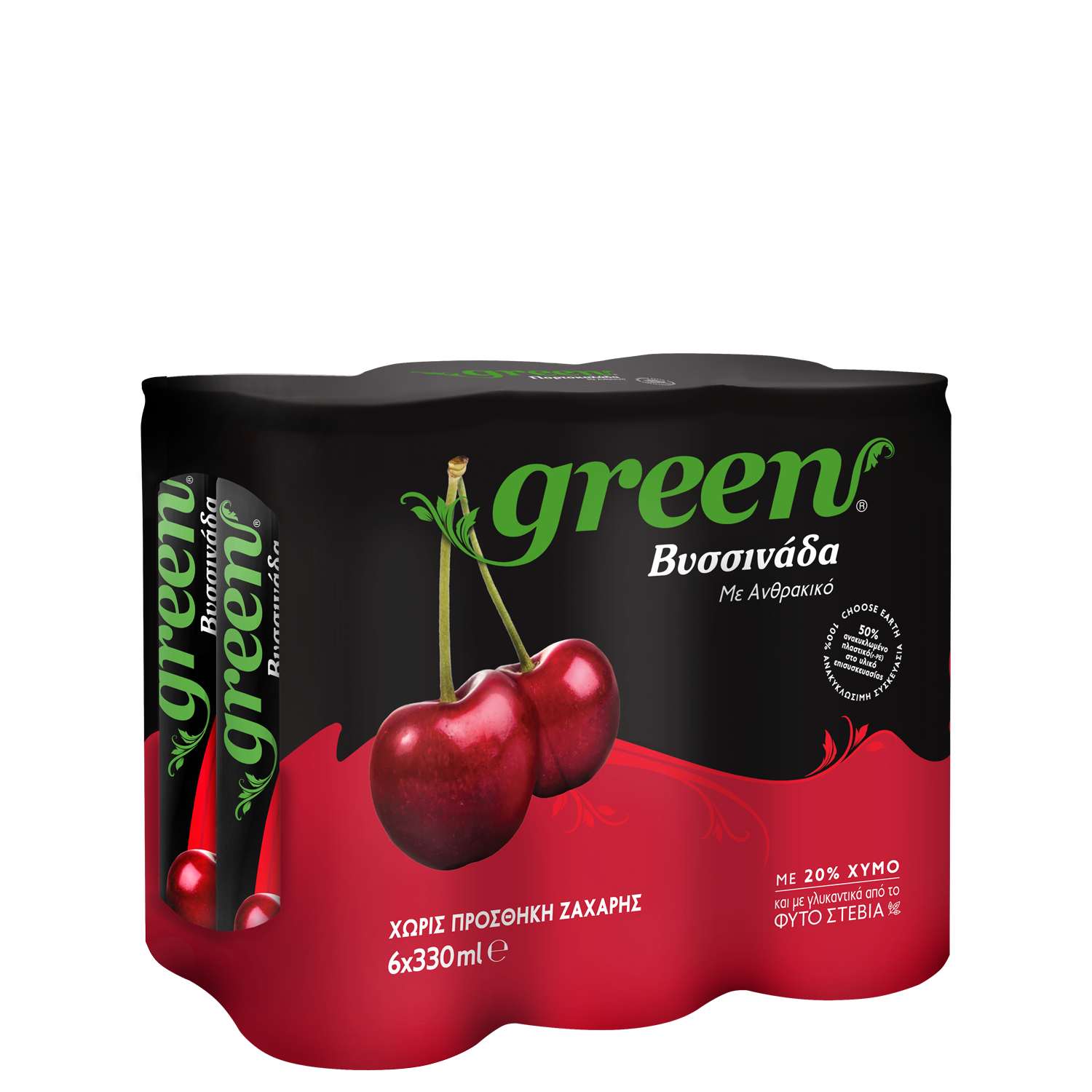 Green Cherry - 6x330ml - Πολυσυσκευασία κουτί