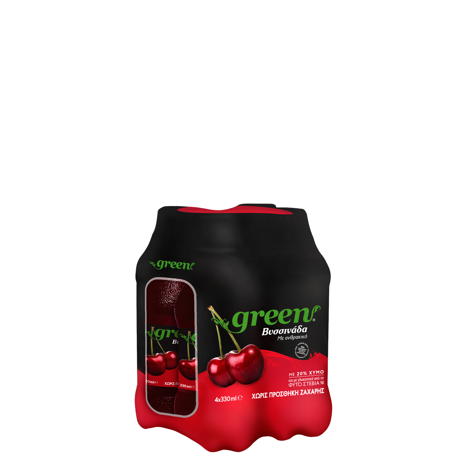 Green Cherry - 6x330ml - Πολυσυσκευασία PET